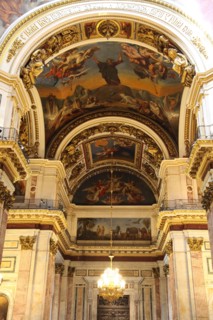 Interior, St Isaac's Cathedral, St Petersburg, Russia, 2011. Artist: Sheldon Marshall