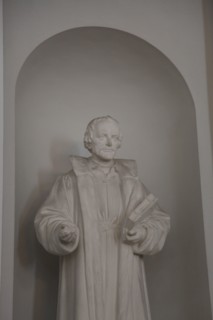 Statue of Philipp Melanchthon, Lutheran Cathedral, Helsinki, Finland, 2011. Creator: Sheldon Marshall.