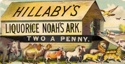 Hillaby's Liquorice Noah's Ark, 19th century. Artist: Unknown