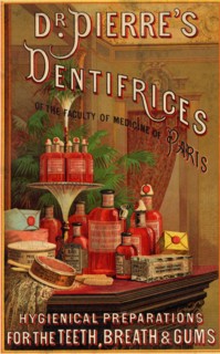 Dr Pierre's Dentifrice, 19th century. Artist: Unknown