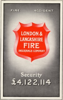 London & Lancashire Fire Insurance Company, 1900s. Artist: Unknown