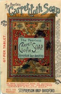 Peerless Carpet & Cloth Soap, 19th century. Artist: Unknown