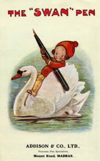 The 'Swan' Pen, 1920s. Artist: Unknown