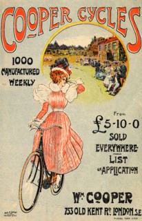 Cooper Cycles, c.1900. Artist: Unknown