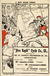 New Rapid Cycle Co, 19th century. Artist: Unknown