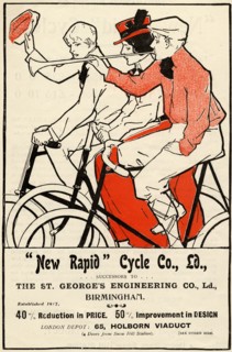 New Rapid Cycle Co, 19th century. Artist: Unknown