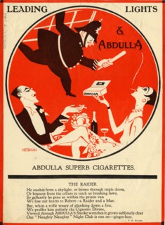 Abdulla Cigarettes, 1920s. Artist: Nerman