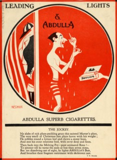 Abdulla Cigarettes, 1920s. Artist: Nerman