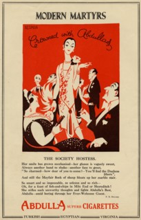 Abdulla Cigarettes, 1927. Artist: Nerman