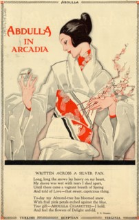 Abdulla Cigarettes, 1920s. Artist: René Vincent