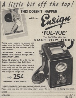 Ensign Cameras, 1939. Artist: Unknown