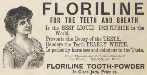 Floriline Liquid Dentifrice, 1893. Artist: Unknown