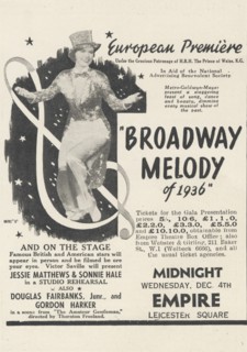 Broadway Melody of 1936 , 1935. Artist: Unknown