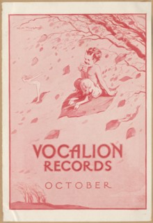 Vocalion Records Bulletin, 1920s. Artist: Wilfred Fryer