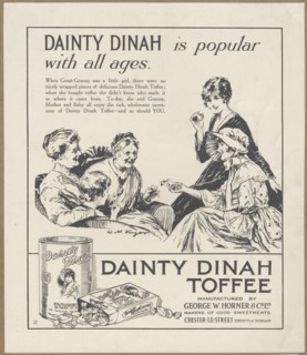 Dainty Dinah Toffee, c.1920. Creator: Wilfred Fryer.