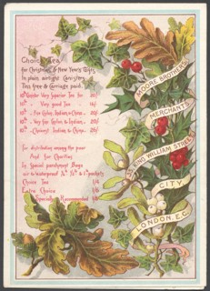 Moore Brothers Tea, 1890s. Artist: Unknown