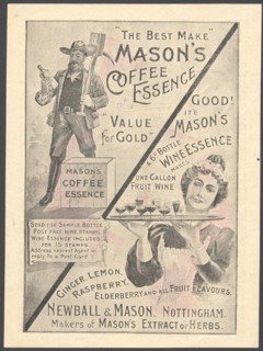 Newball & Mason Coffee Essence, 1890s. Artist: Unknown