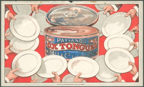Paysandu ox tongue, 1890s. Artist: Unknown