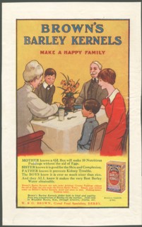 Brown's Barley Kernels, 1910s. Artist: Unknown
