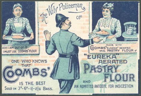Coombs Pastry flour, 1890s. Artist: Unknown