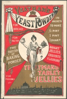 Yeatman Yeast powder, 1890s. Artist: Unknown