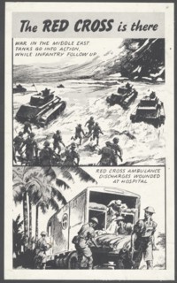 The Red Cross wartime advertisement, 1940s . Artist: Wilfred Fryer