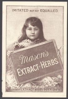Newball & Mason Extract of Herbs, 1890s. Artist: Unknown