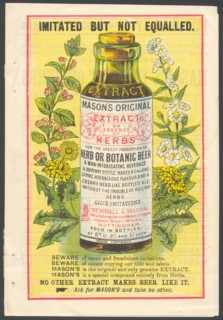 Newball & Mason Extract of Herbs, 1890s. Artist: Unknown