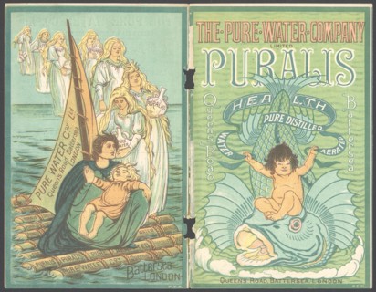 Puralis Mineral water, 1890s. Artist: Unknown