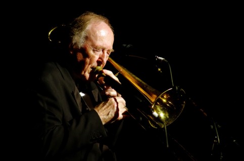 Chris Barber, Dorking Halls, Dorking, Surrey.  Artist: Brian O'Connor