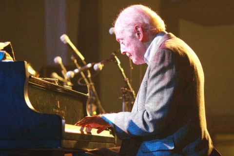 John Bunch, Brecon Jazz Festival, Powys, Wales. Artist: Brian O'Connor