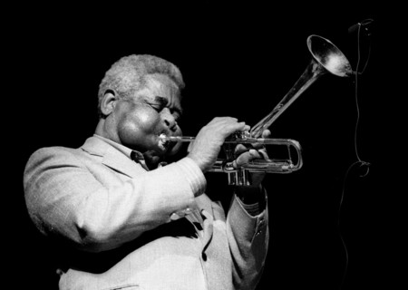 Dizzy Gillespie , Royal Festival Hall, London, July 1985.  Artist: Brian O'Connor