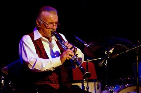 Acker Bilk, English clarinettist, Dorking Halls, Dorking, Surrey.  Artist: Brian O'Connor