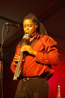 Courtney Pine, Brecon Jazz Festival, Powys, Wales, 2006. Artist: Brian O'Connor