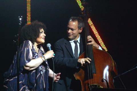 Alec Dankworth and Cleo Laine, Brecon Jazz Festival, Powys, Wales. Artist: Brian O'Connor