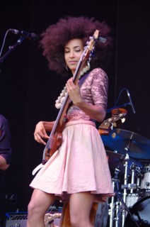 Esperanza Spalding, Love Supreme Jazz Festival, Glynde, East Sussex, 2013. Artist: Brian O'Connor