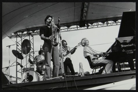 The Dave Brubeck Quartet playing at the Capital Radio Jazz Festival, London, July 1979. Artist: Denis Williams