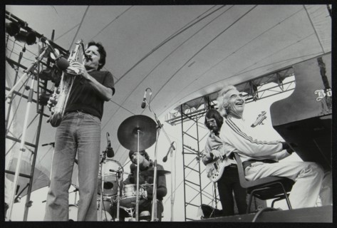 The Dave Brubeck Quartet playing at the Capital Radio Jazz Festival, London, July 1979. Artist: Denis Williams