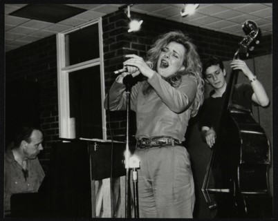 Claire Martin making her first appearance at The Fairway, Welwyn Garden City, Hertfordshire, 1991. Artist: Denis Williams
