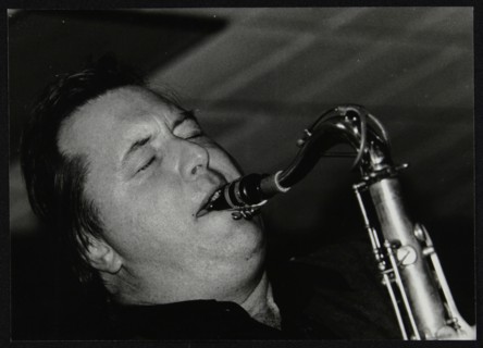 Tenor saxophonist Frank Griffith playing at The Fairway, Welwyn Garden City, Hertfordshire, 2000. Artist: Denis Williams