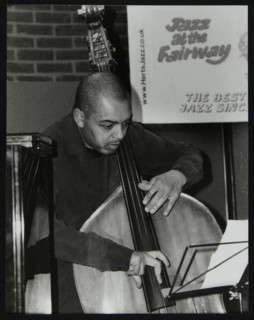 Double bassist Gary Crosby playing at The Fairway, Welwyn Garden City, Hertfordshire, 2004. Artist: Denis Williams