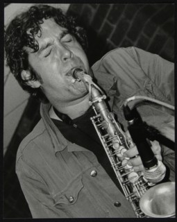 Alto saxophonist Christian Brewer playing at The Fairway, Welwyn Garden City, Hertfordshire, 2003. Artist: Denis Williams