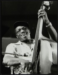Bassist Major Holley, Beaulieu, Hampshire, July 1977. Artist: Denis Williams