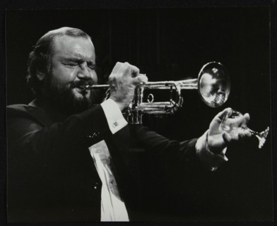 Trumpeter Keith Smith, Stevenage, Hertfordshire, 1984. Artist: Denis Williams