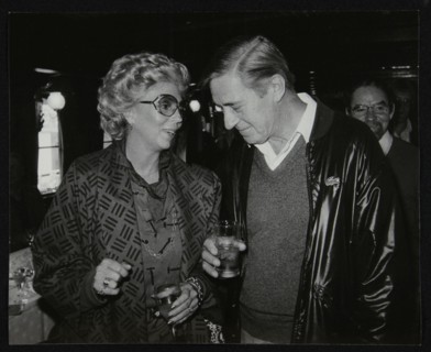 Singer Marian Montgomery and drummer Jack Parnell, London, 1984. Artist: Denis Williams