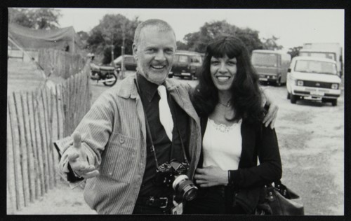 Photographer Denis Williams with Lena Antonis, Capital Radio Jazz Festival, London, July 1979. Artist: Unknown