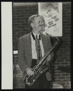 Tenor saxophonist Scott Hamilton at The Fairway, Welwyn Garden City, Hertfordshire, August 1997. Artist: Denis Williams