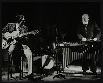 Tal Farlow (guitar) and Red Norvo (vibraphone), performing at Wallingford, Oxfordshire, 1981. Artist: Denis Williams