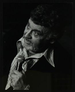 Frankie Laine on stage at the Forum Theatre, Hatfield, Hertfordshire, 10 May 1982. Artist: Denis Williams
