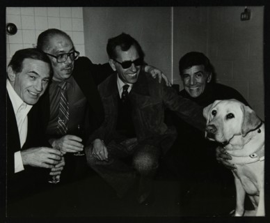 A group of jazz musicians at the Forum Theatre, Hatfield, Hertfordshire, 6 November 1982. Artist: Denis Williams